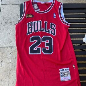 bulls jordan jersey never worn